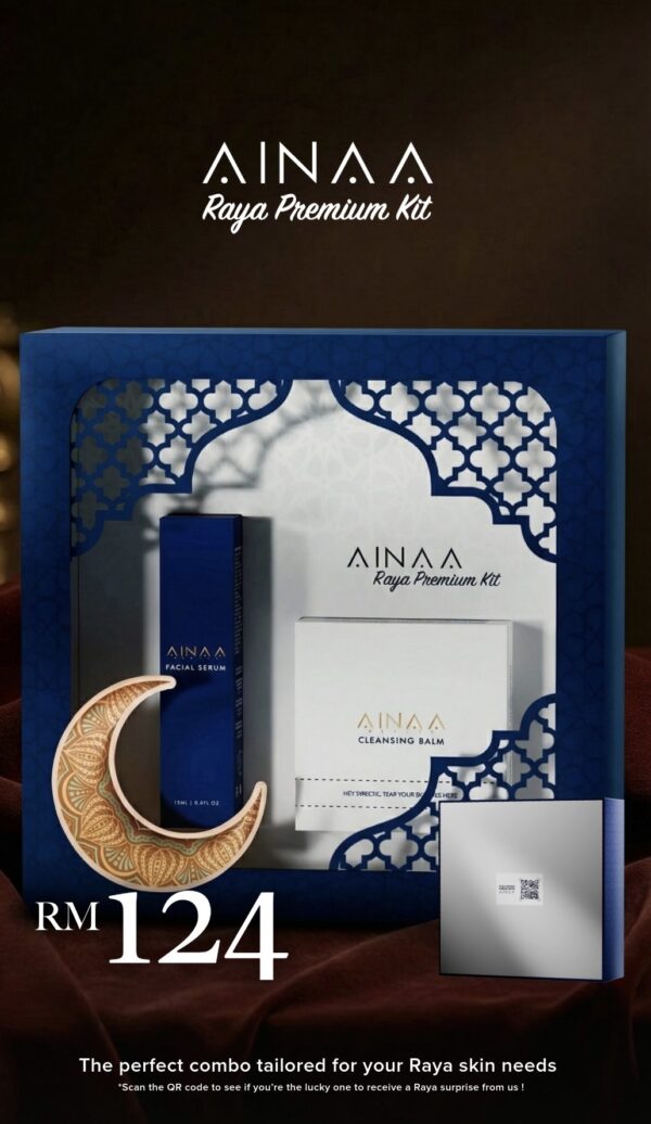 SERUM + CLEANSING BALM (QR BOX) KEMPEN RAYA AINAA Copy