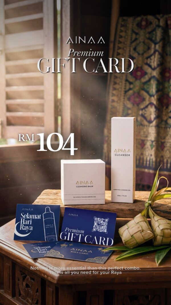 CLEANSER + CLEANSING BALM (QR CARD) KEMPEN RAYA AINAA